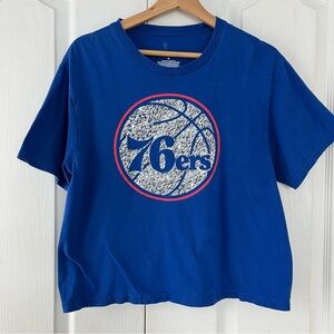 PHILADELPHIA 76ers Women’s NBA Basketball Fanatics T-Shirt Size M.